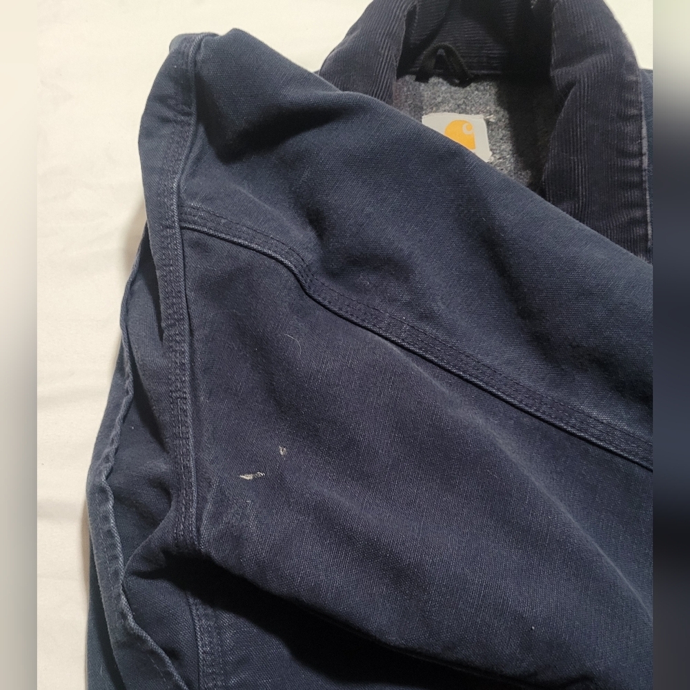 Mens Carhart Detroit Work Jacket In Navy - Picture 10 of 11